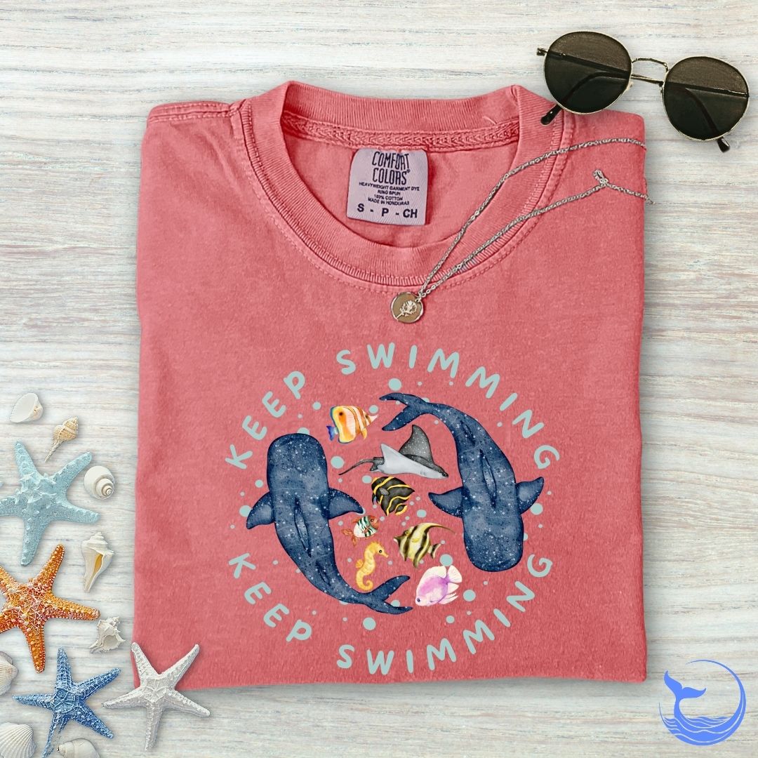 Keep Swimming Comfort Colors T-Shirt