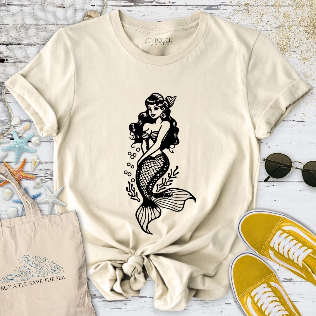 Mermaid Pin-Up T-Shirt