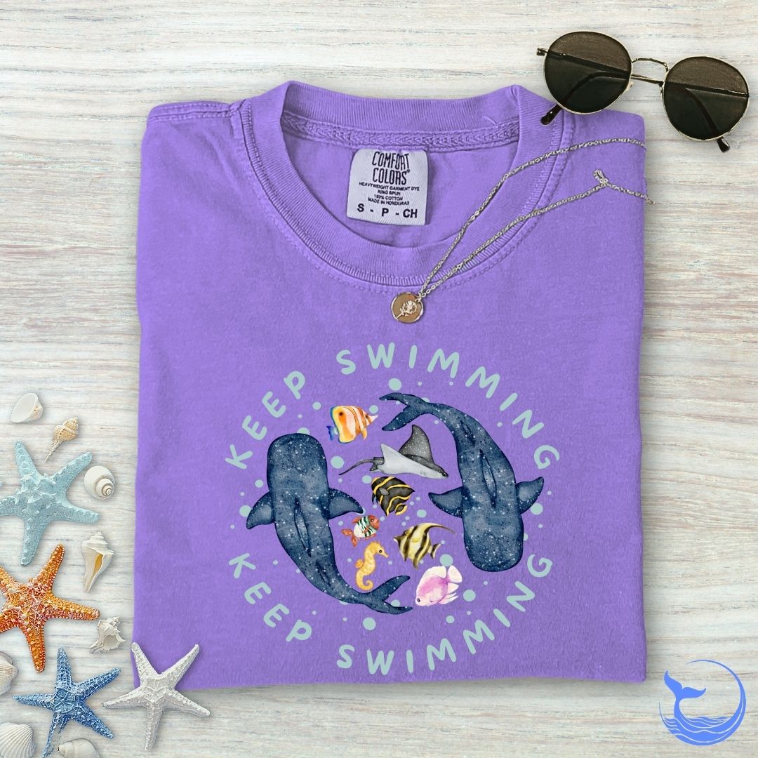 Keep Swimming Comfort Colors T-Shirt