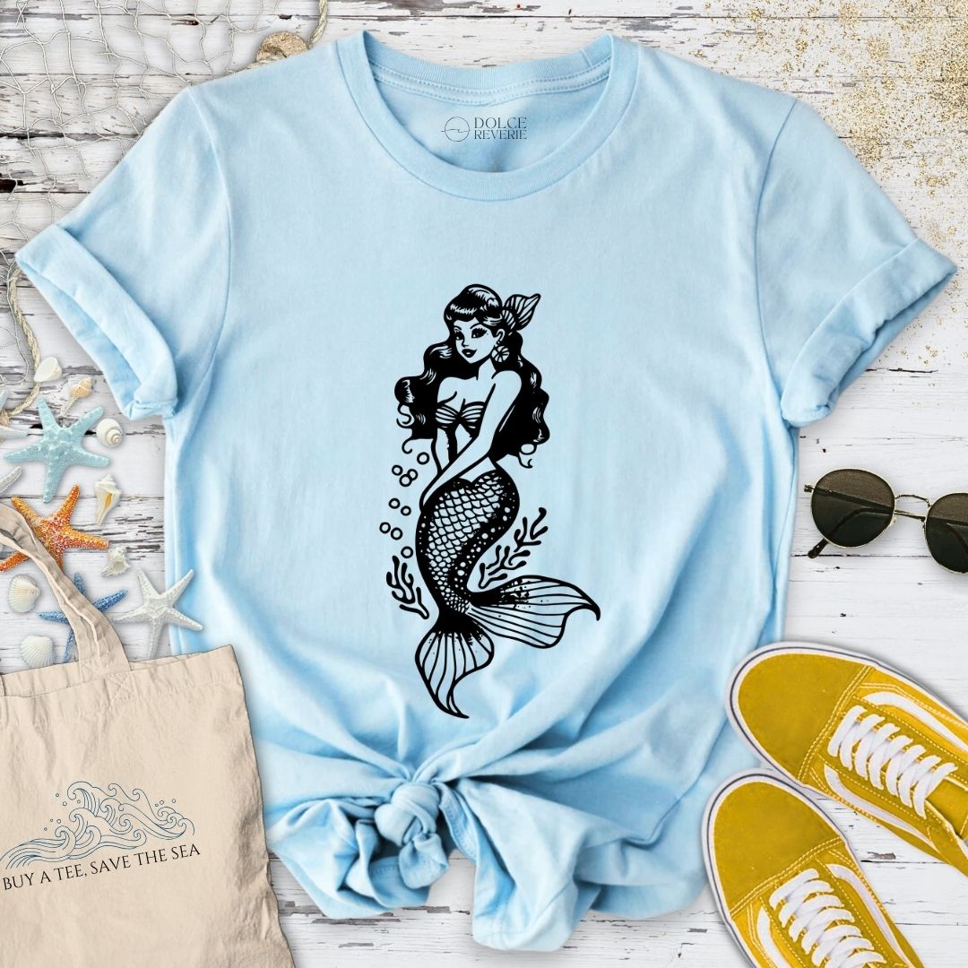 Mermaid Pin-Up T-Shirt