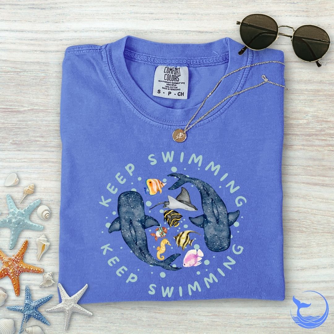 Keep Swimming Comfort Colors T-Shirt