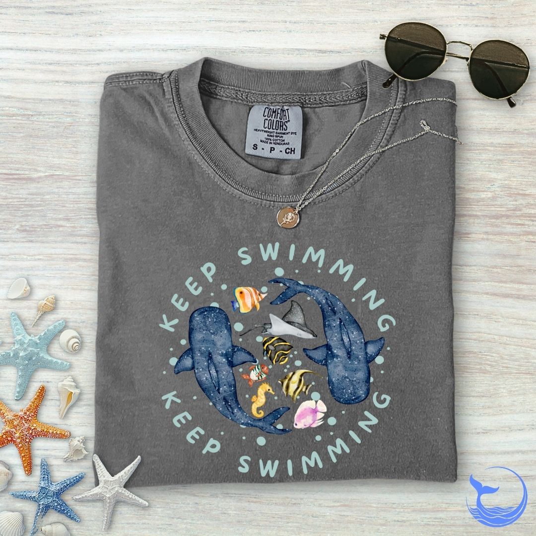Keep Swimming Comfort Colors T-Shirt