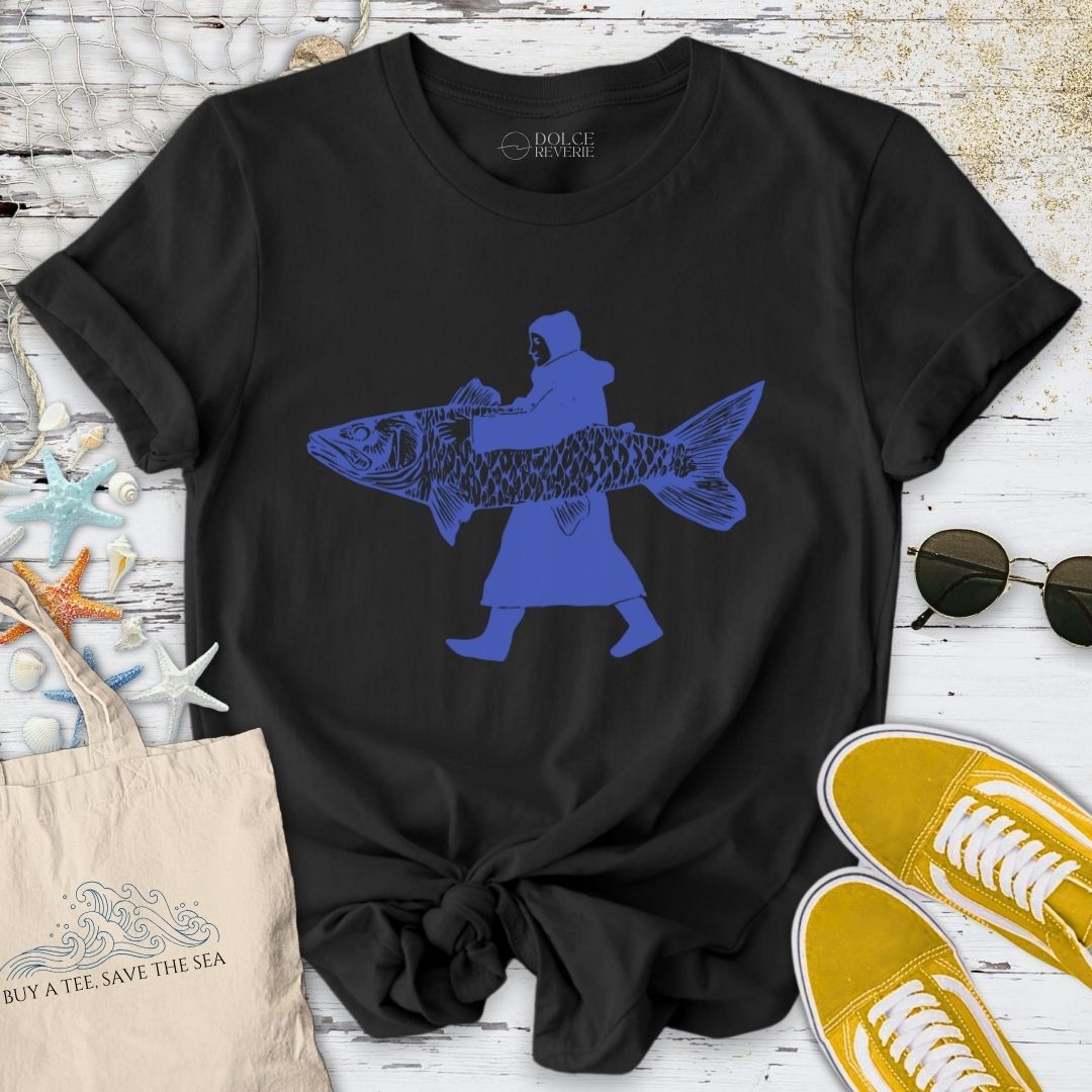 Woman And The Fish T-Shirt