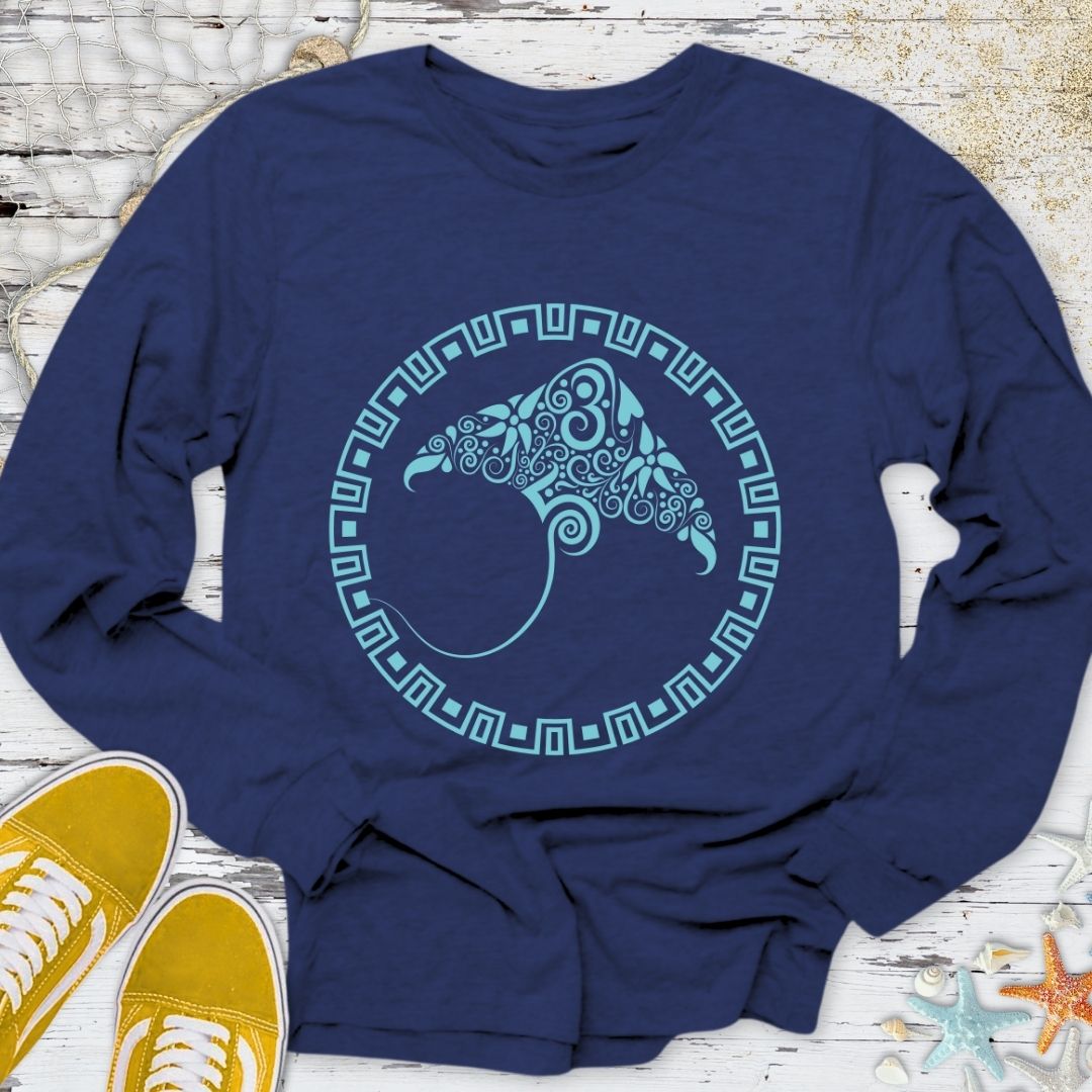 Tribal Manta Long Sleeve Tee