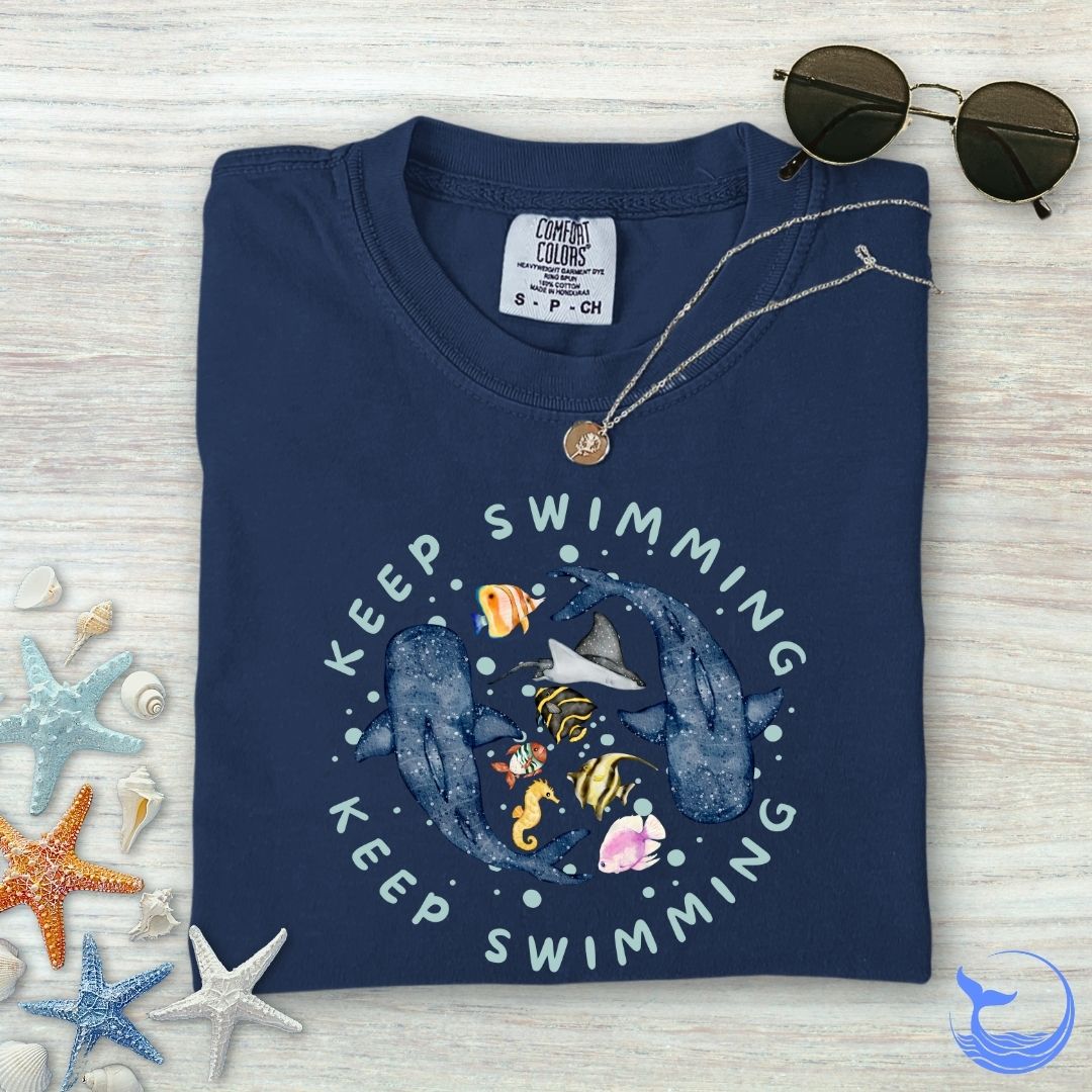 Keep Swimming Comfort Colors T-Shirt