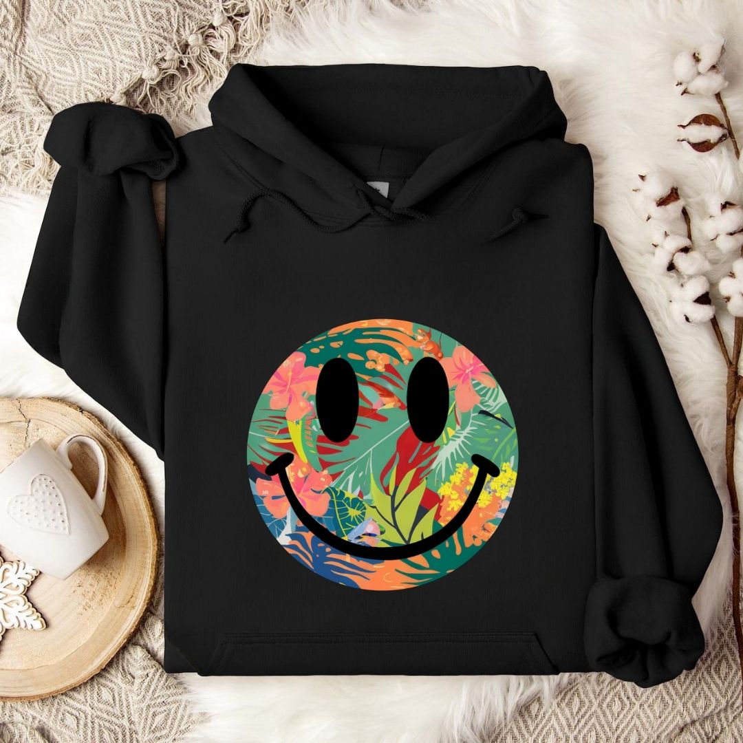 Tropical Smiley Hoodie