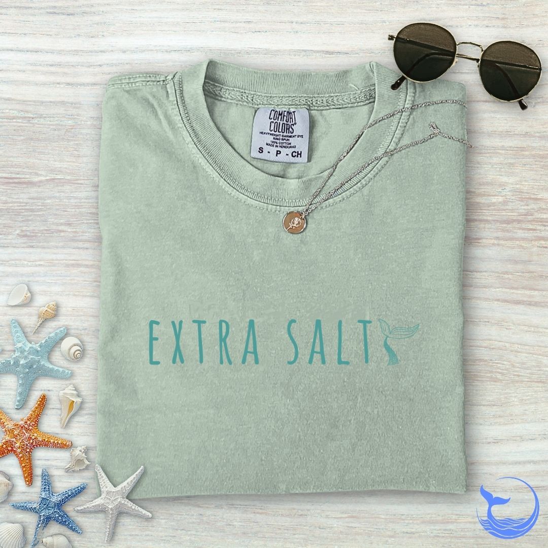 Extra Salty Mermaid Comfort Colors T-Shirt