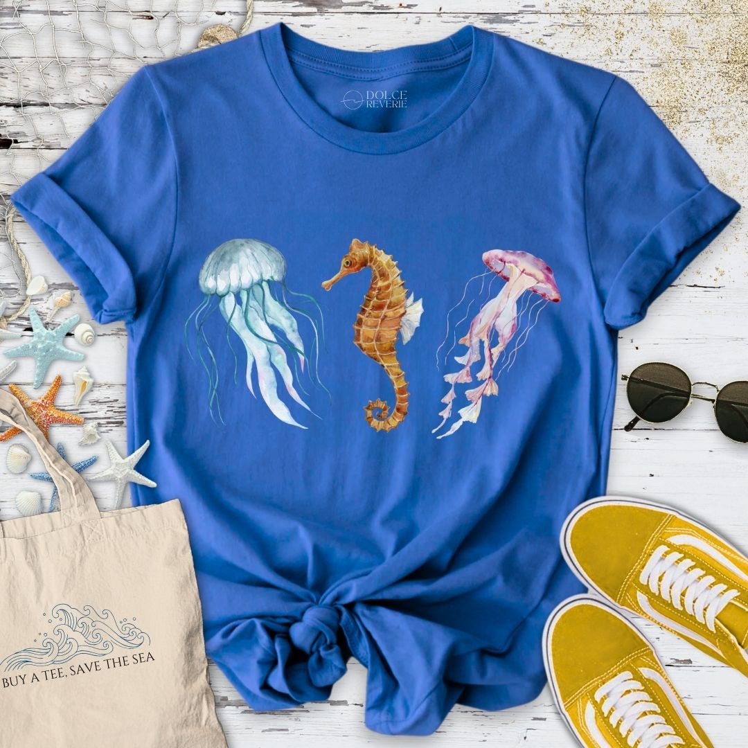 Jellyfish & Seahorse T-Shirt