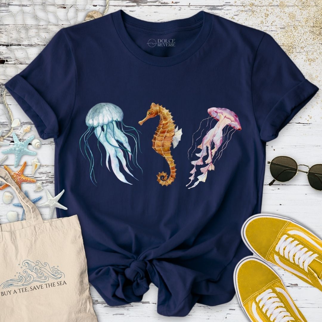 Jellyfish & Seahorse T-Shirt
