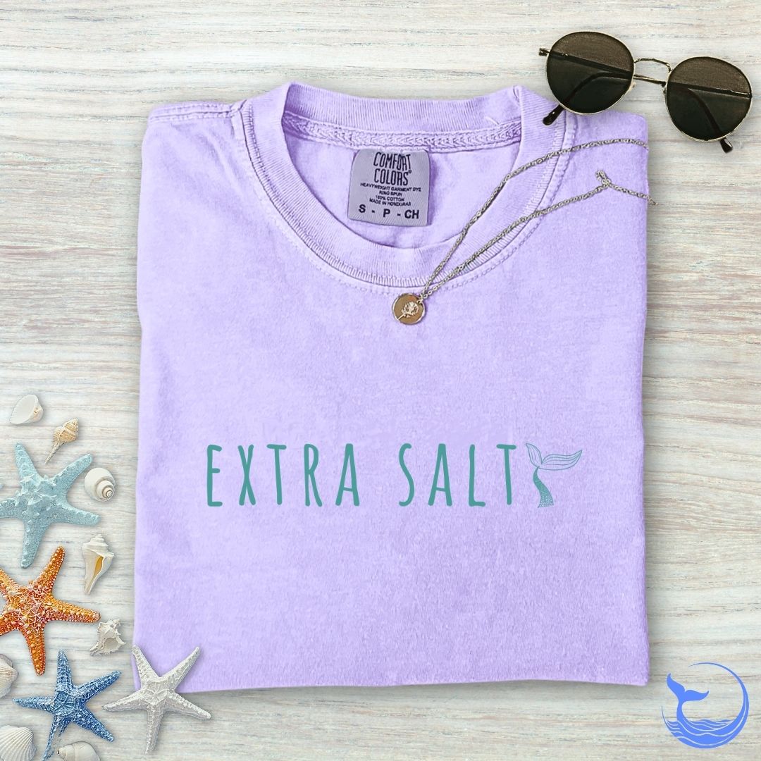 Extra Salty Mermaid Comfort Colors T-Shirt