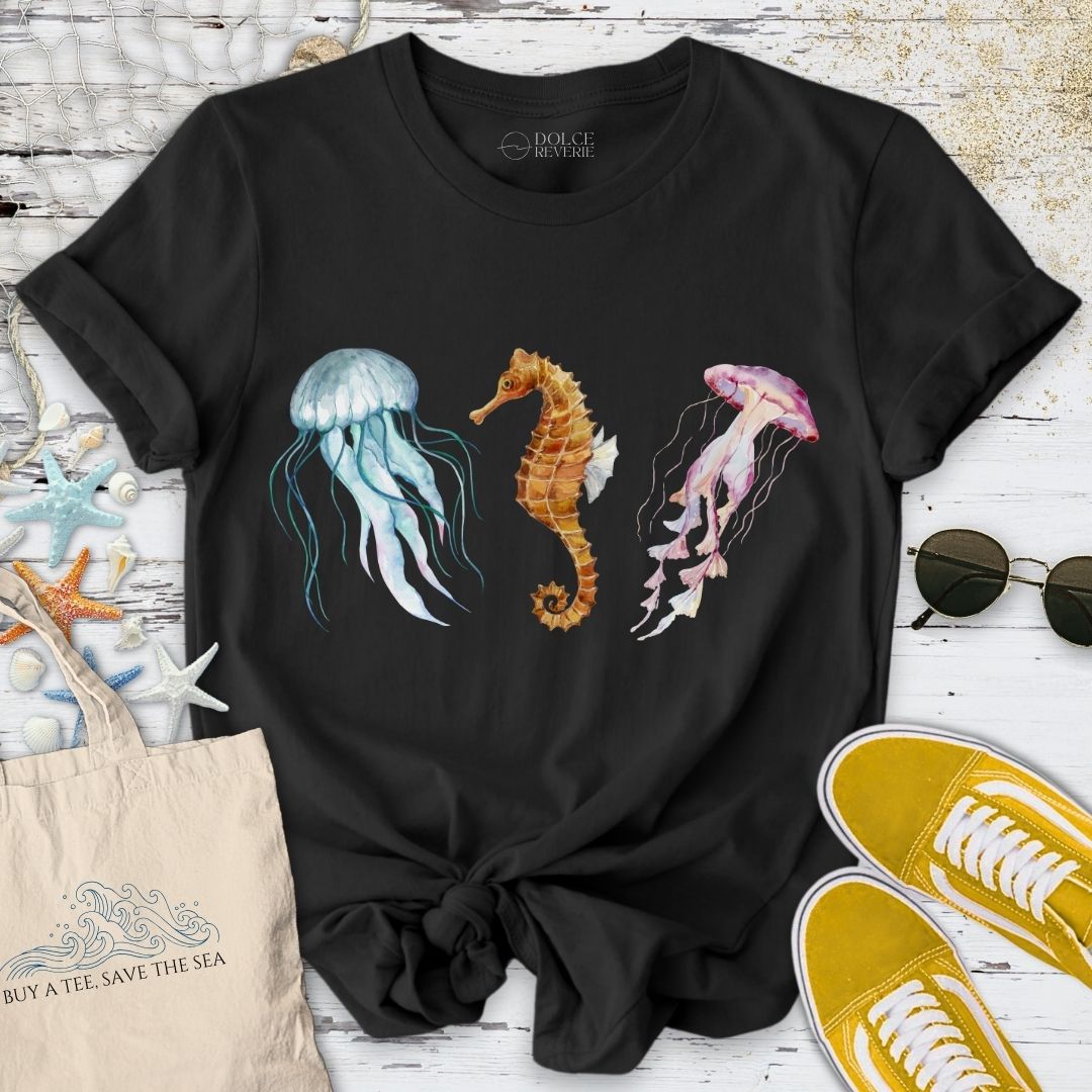 Jellyfish & Seahorse T-Shirt