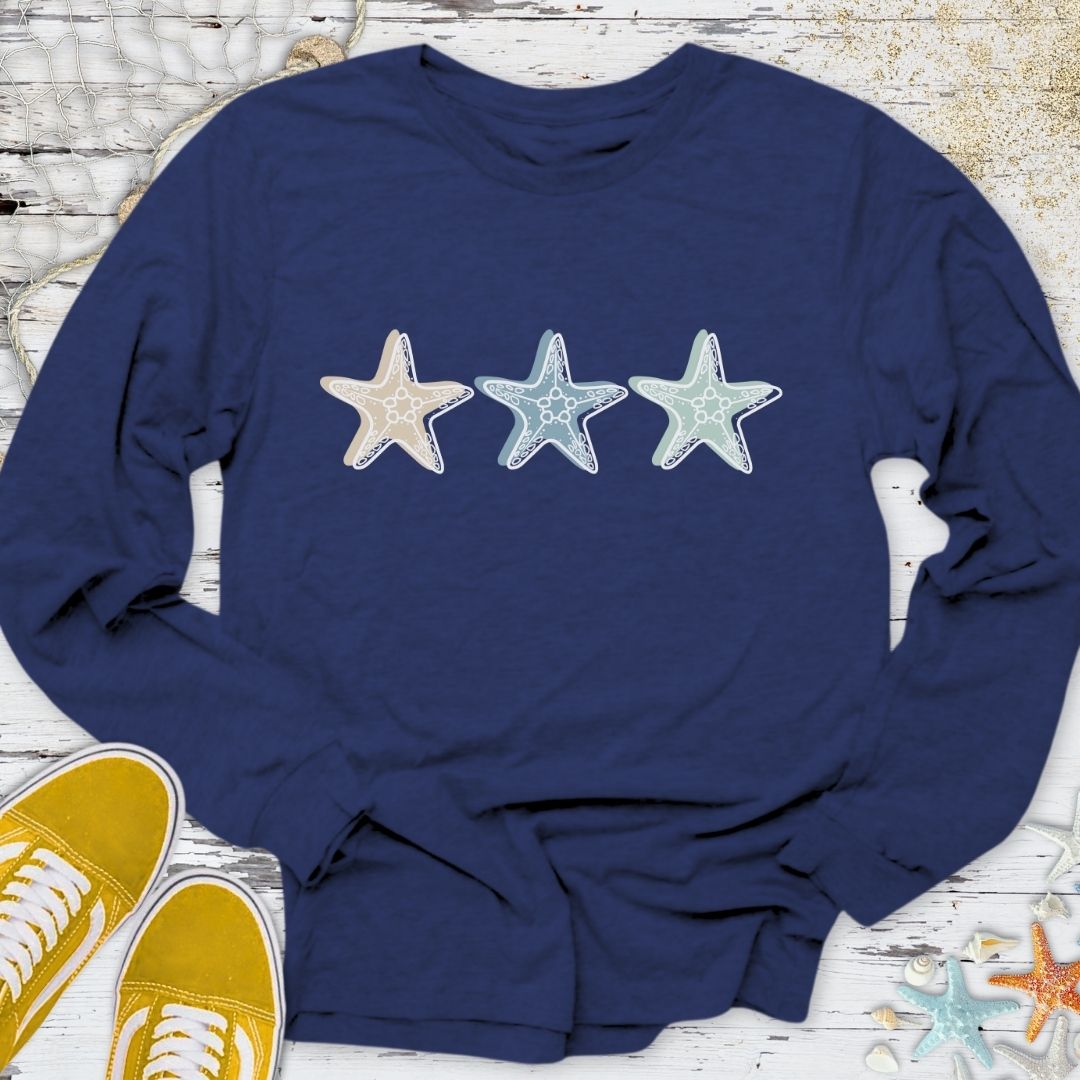 3 Starfish Long Sleeve Tee