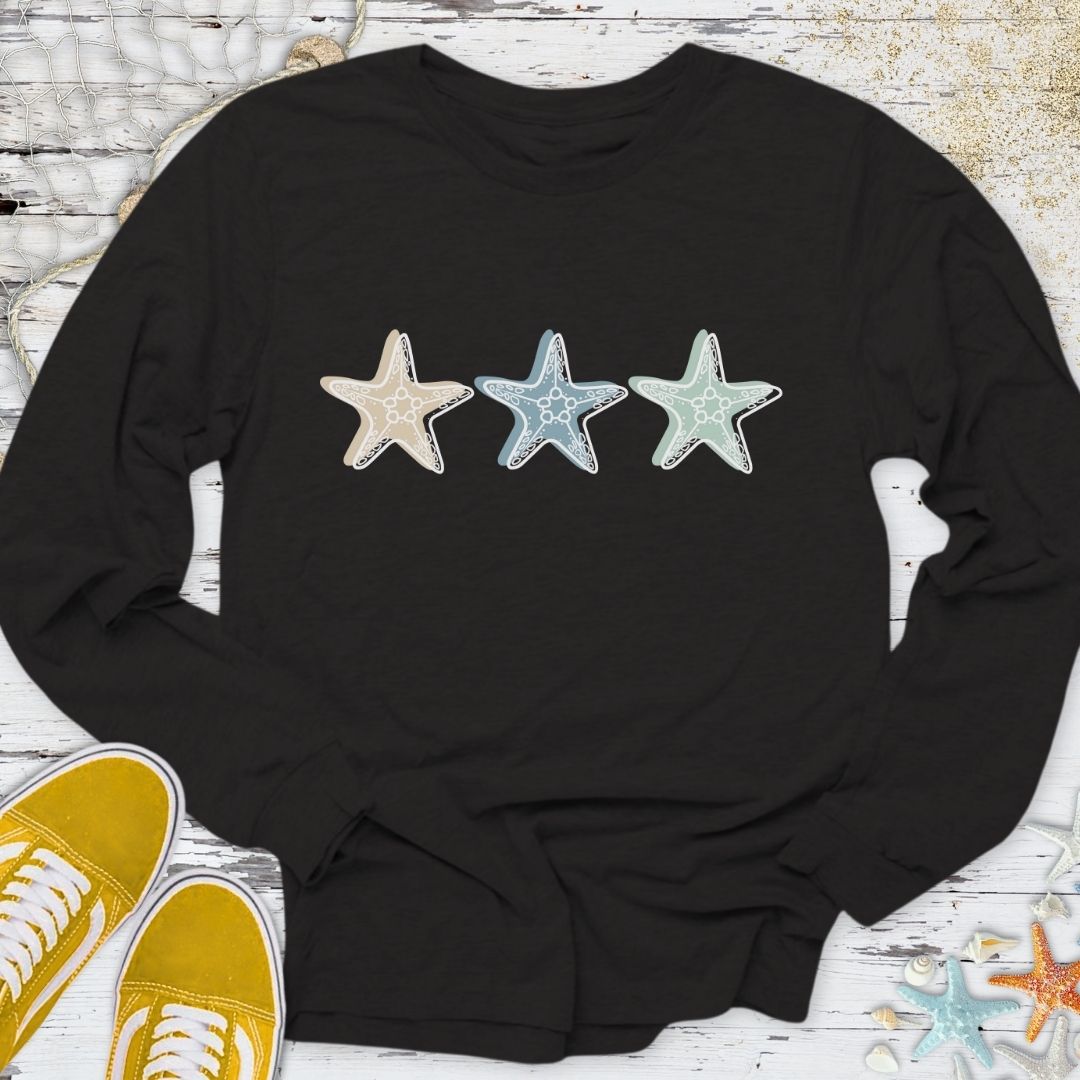 3 Starfish Long Sleeve Tee