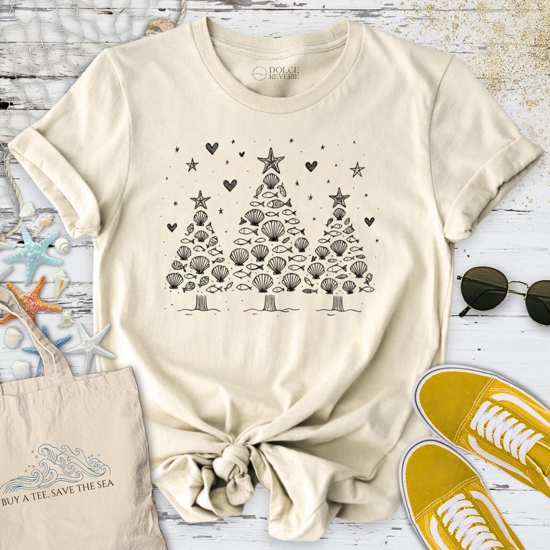 Seashell Christmas Trees T-Shirt