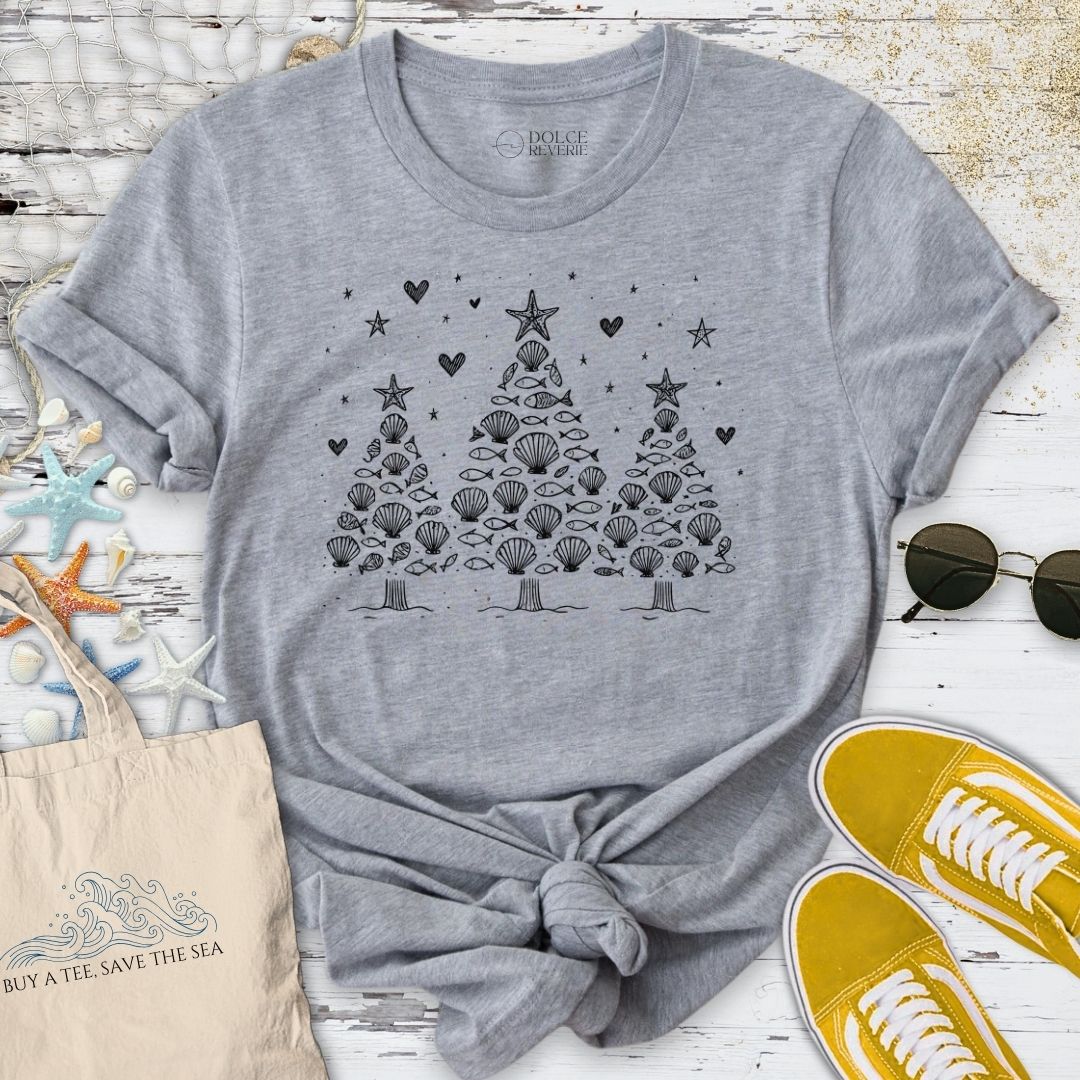 Seashell Christmas Trees T-Shirt