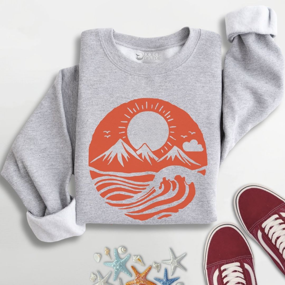 Mountain Waves Sweatshirt