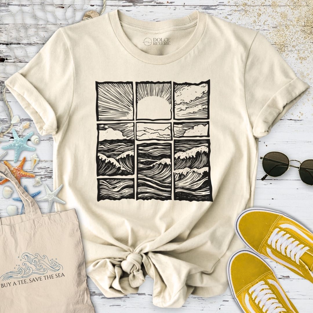 Ocean Horizon Sunrise T-Shirt
