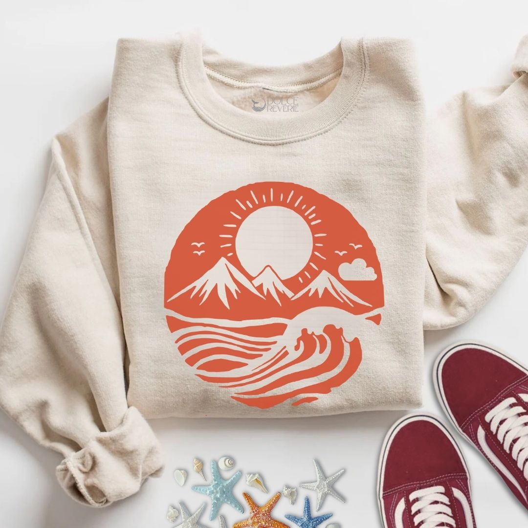 Mountain Waves Sweatshirt