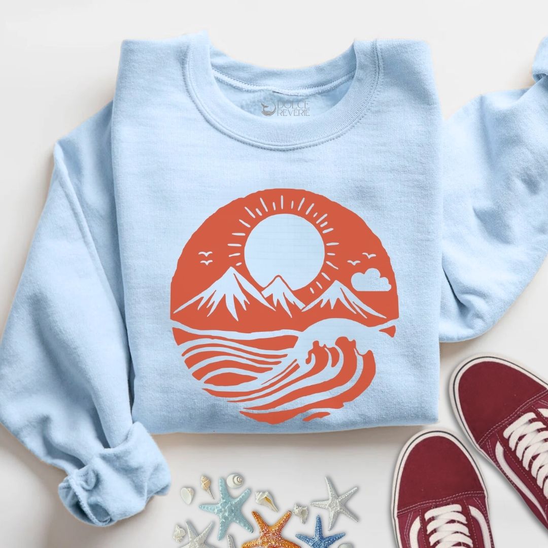 Mountain Waves Sweatshirt