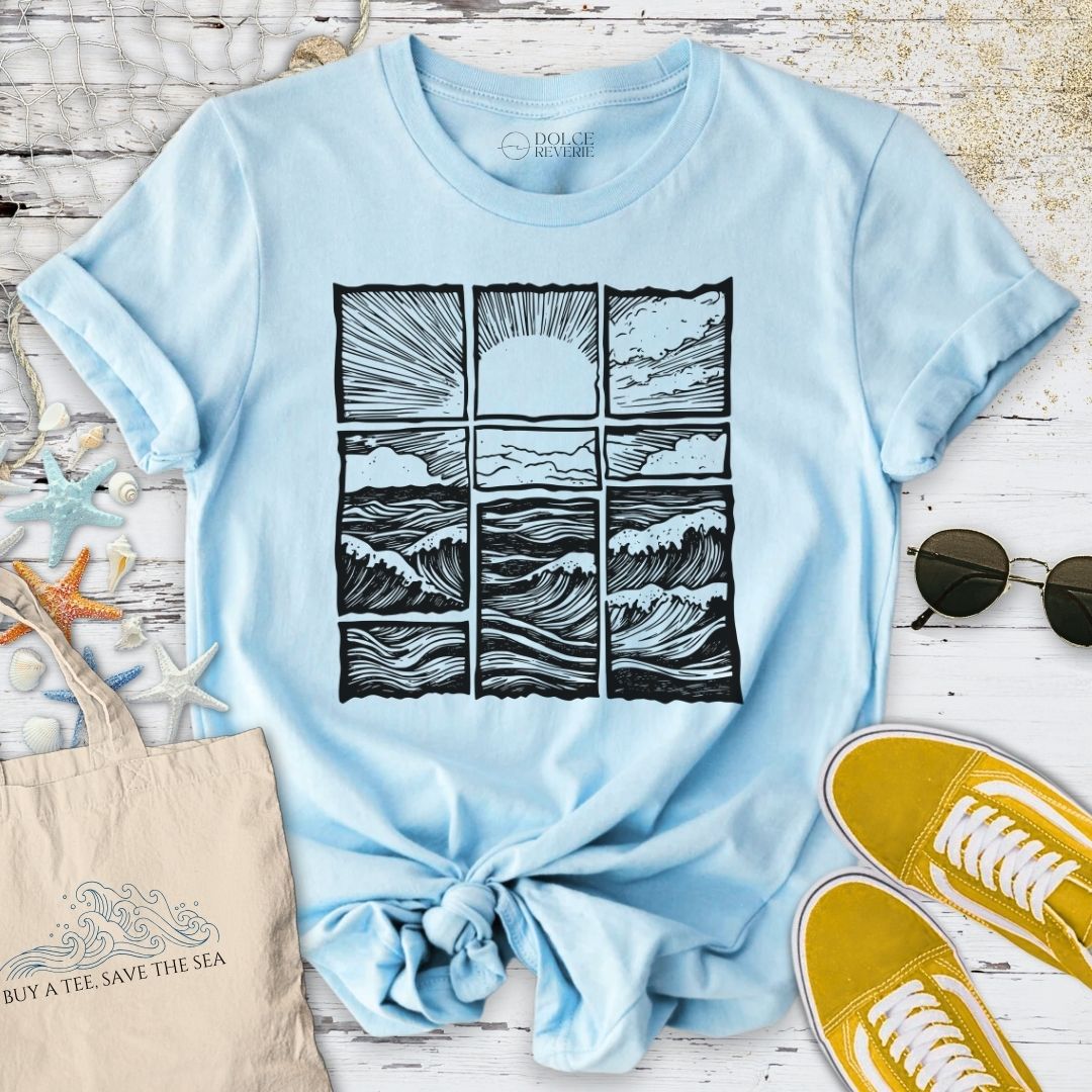 Ocean Horizon Sunrise T-Shirt
