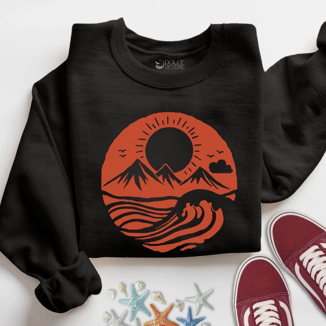 Mountain Waves Sweatshirt