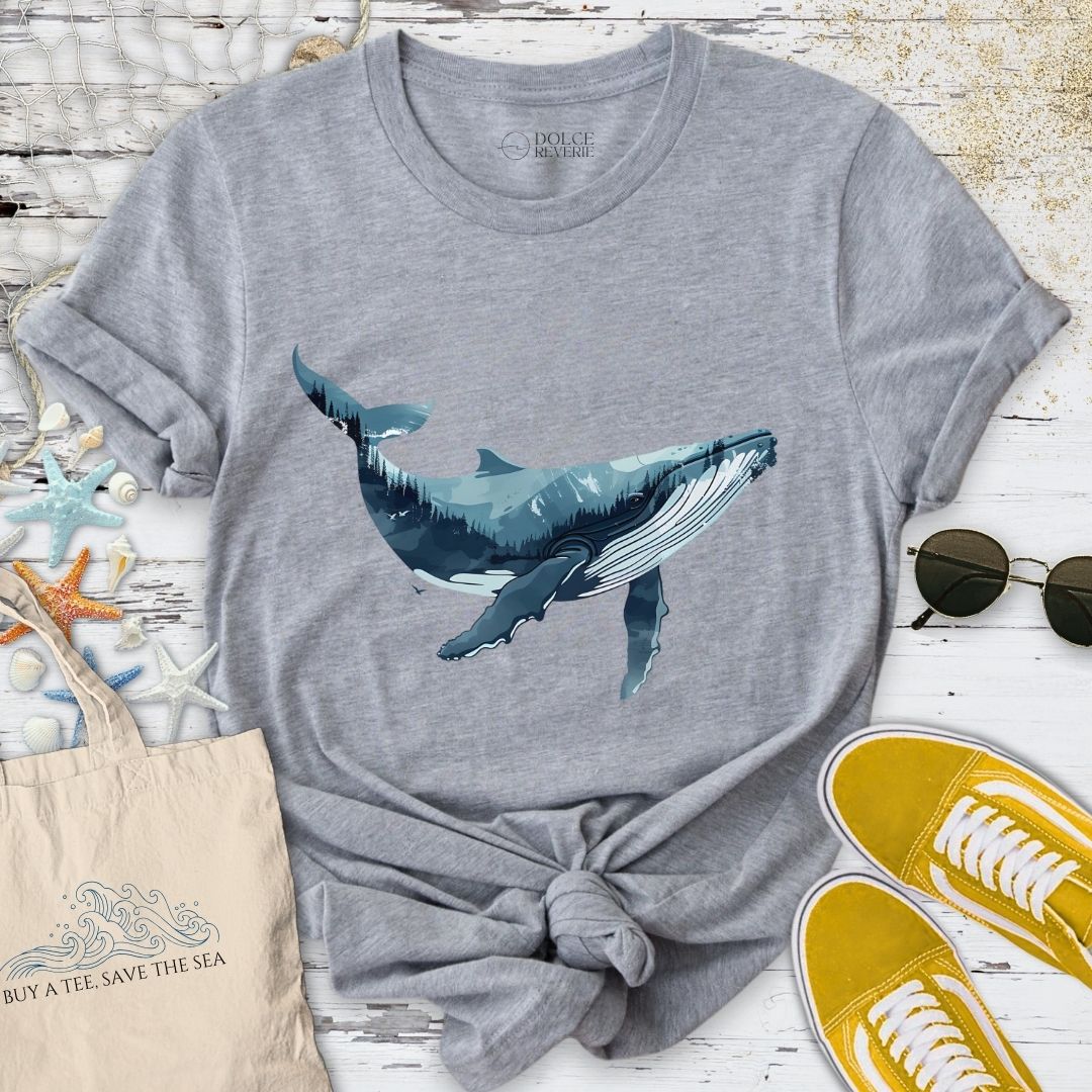 Whale & Mountains T-Shirt