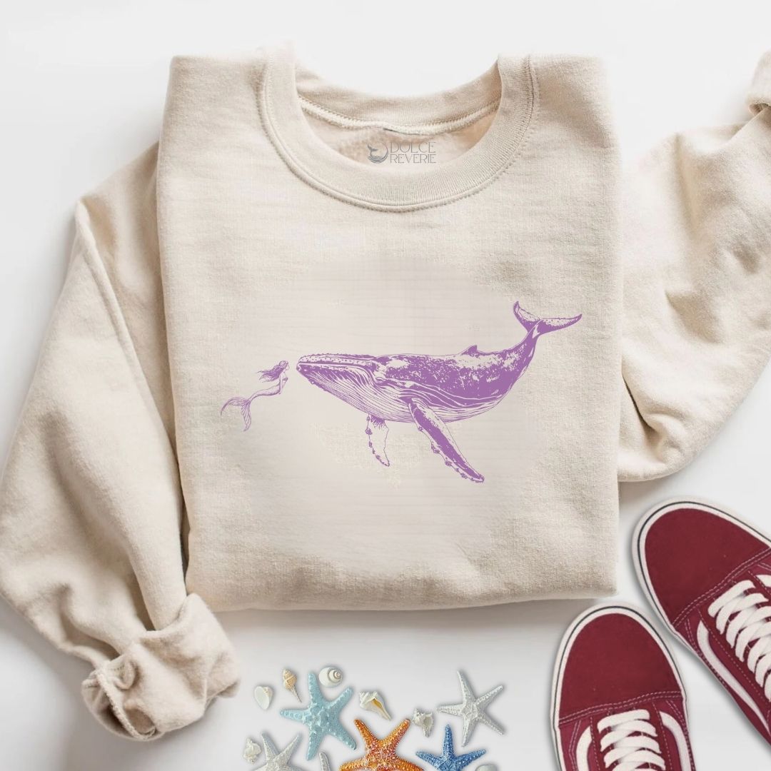Mermaid & Whale Sweatshirt