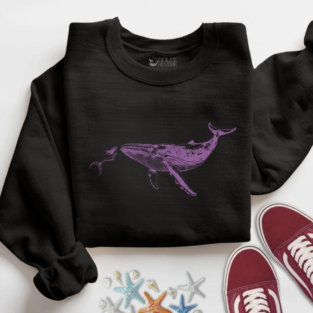 Mermaid & Whale Sweatshirt