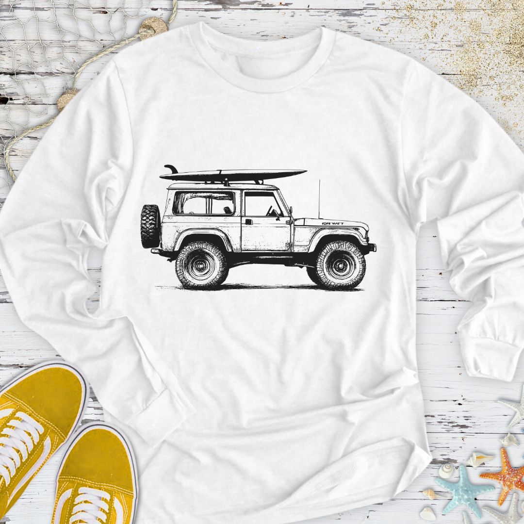 Vintage Jeep Long Sleeve Tee