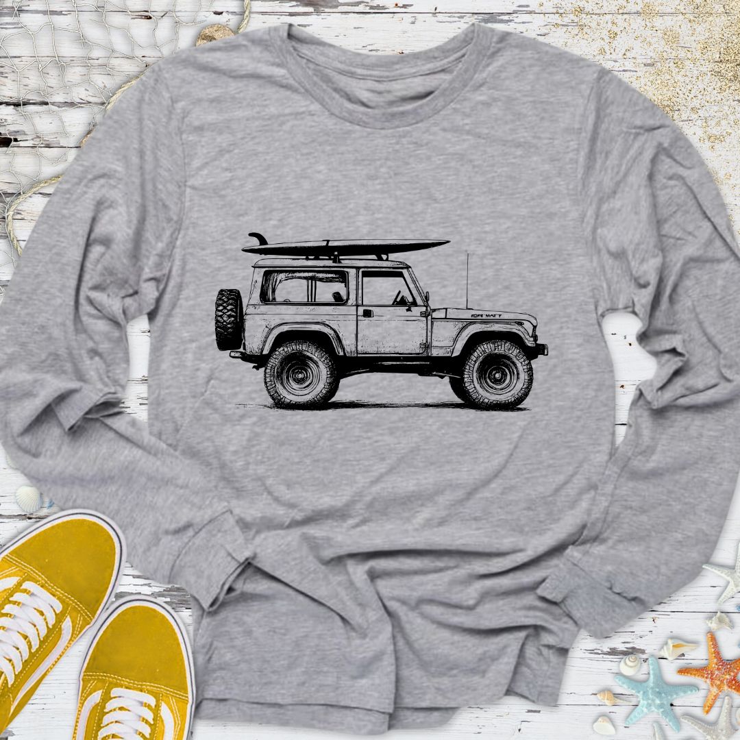 Vintage Jeep Long Sleeve Tee