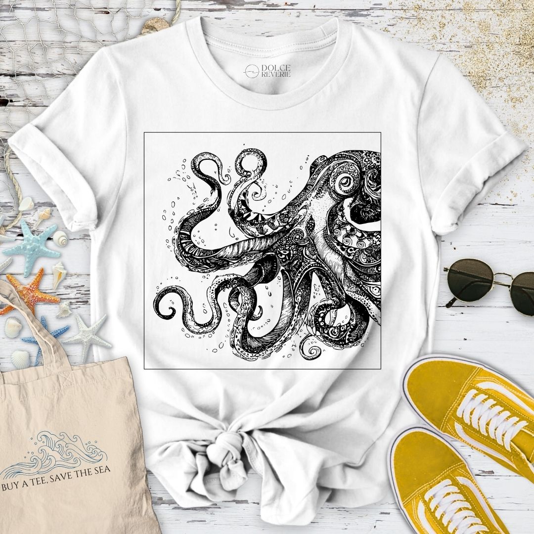 Octopus Zentangle T-Shirt