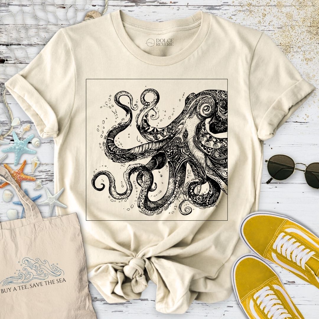 Octopus Zentangle T-Shirt