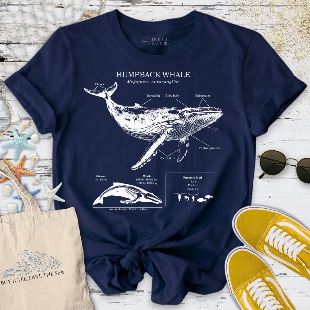 Humpback Whale Anatomy T-Shirt