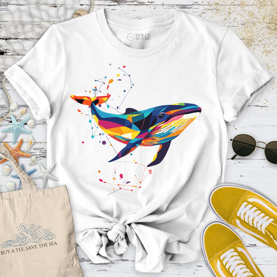 Geometric Whale T-Shirt
