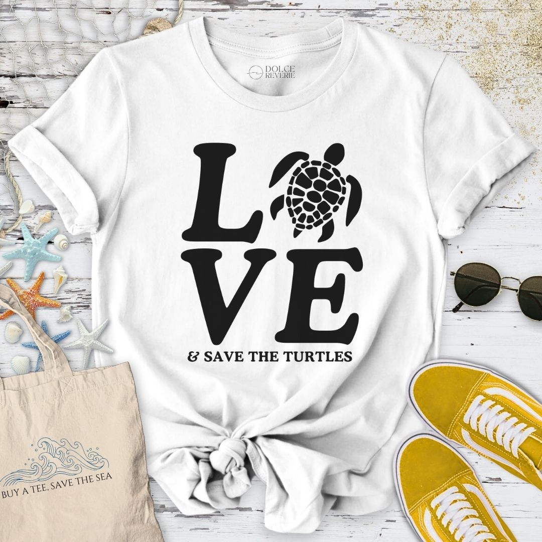 Love & Save The Turtles T-Shirt