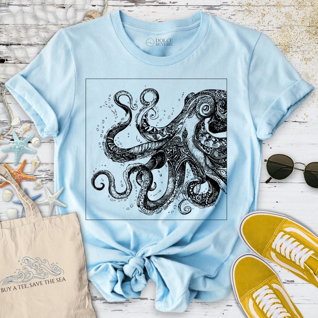 Octopus Zentangle T-Shirt