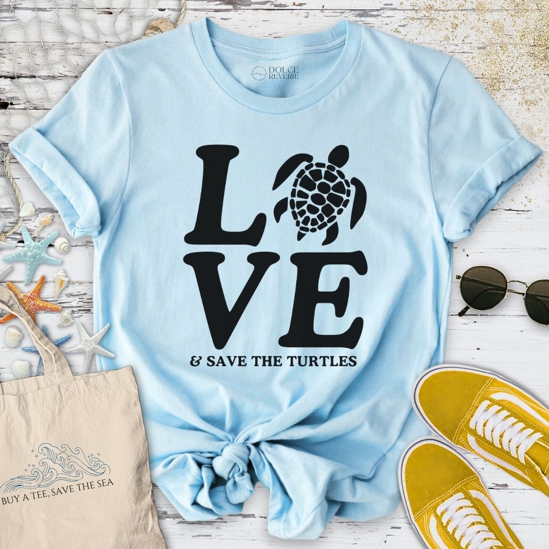 Love & Save The Turtles T-Shirt
