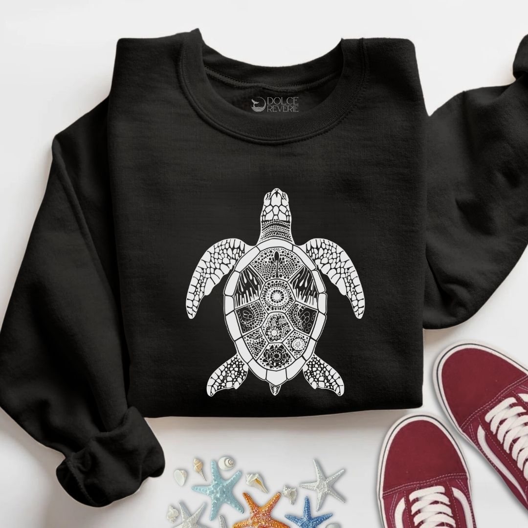 Turtle Zentangle Sweatshirt
