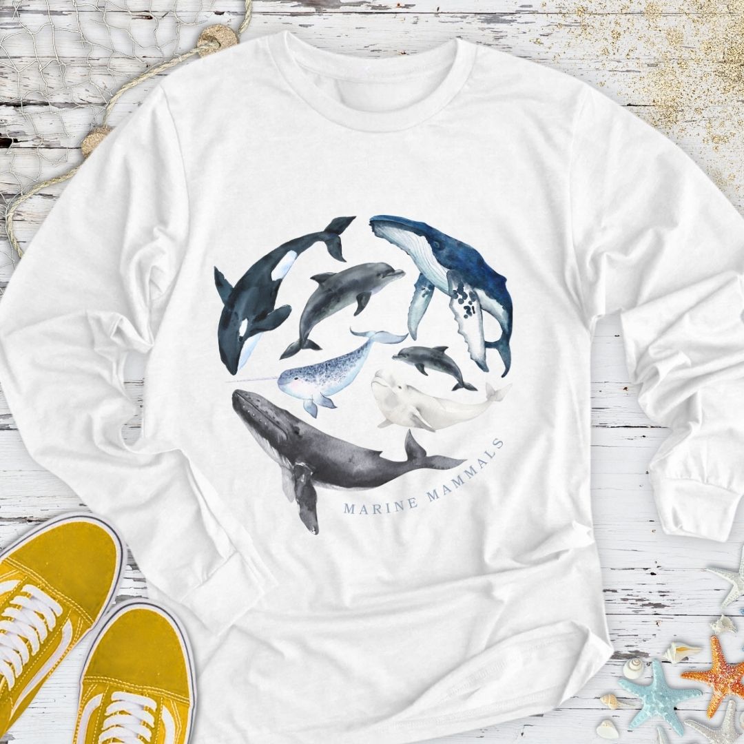 Marine Mammals Long Sleeve Tee