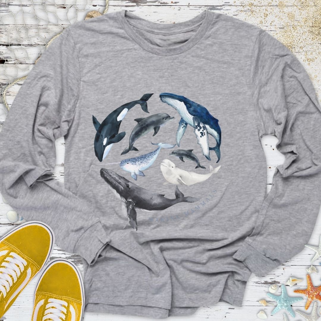 Marine Mammals Long Sleeve Tee