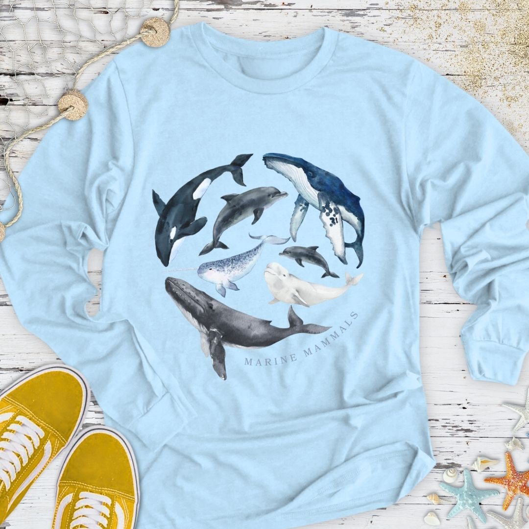 Marine Mammals Long Sleeve Tee