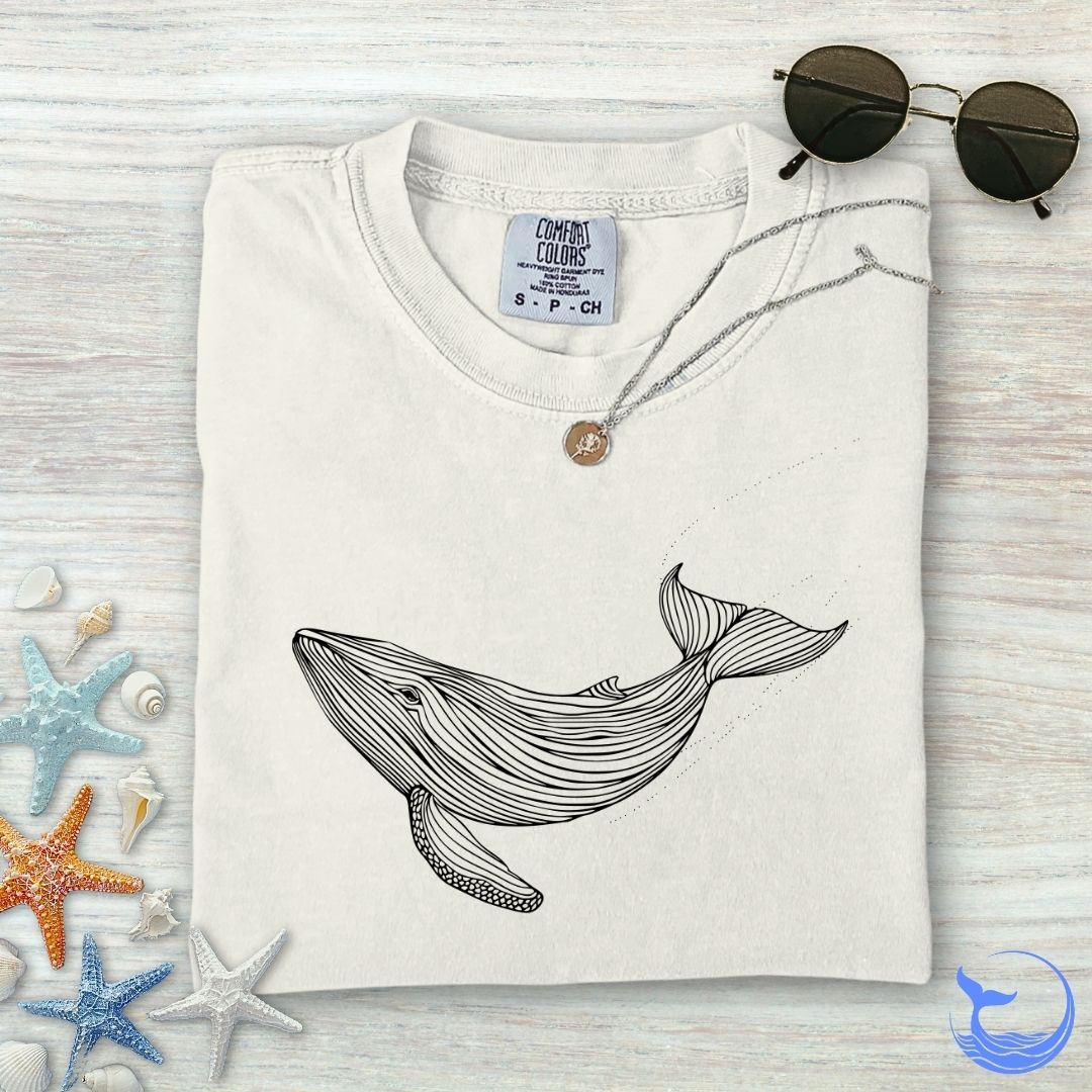Whale Comfort Colors T-Shirt