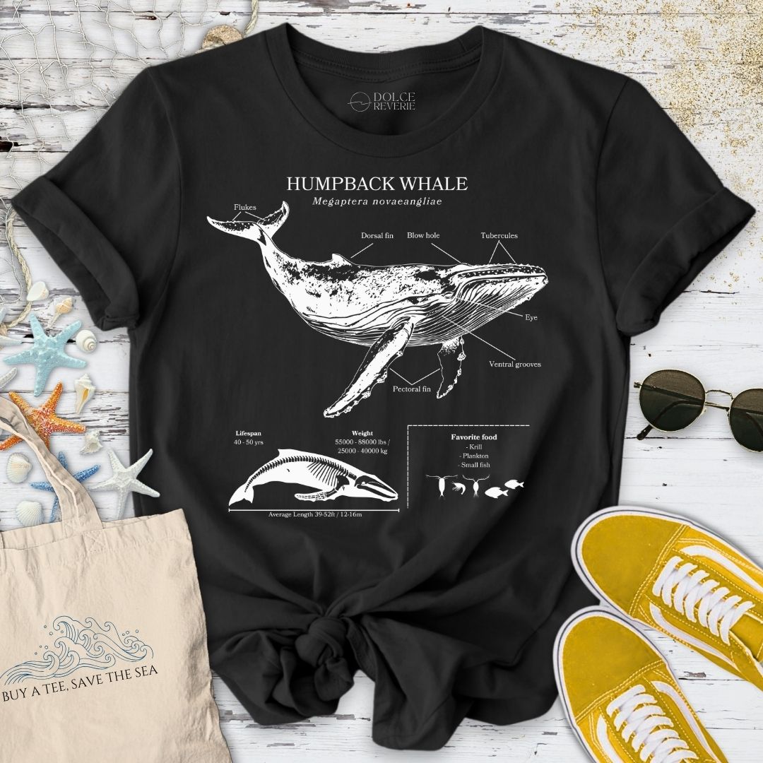 Humpback Whale Anatomy T-Shirt
