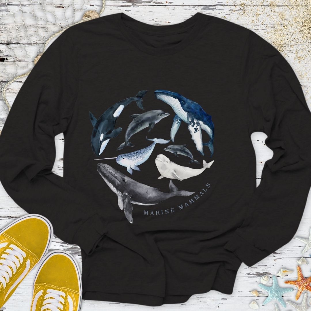Marine Mammals Long Sleeve Tee