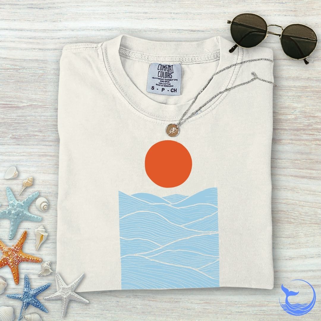 Red Sunset Comfort Colors T-Shirt