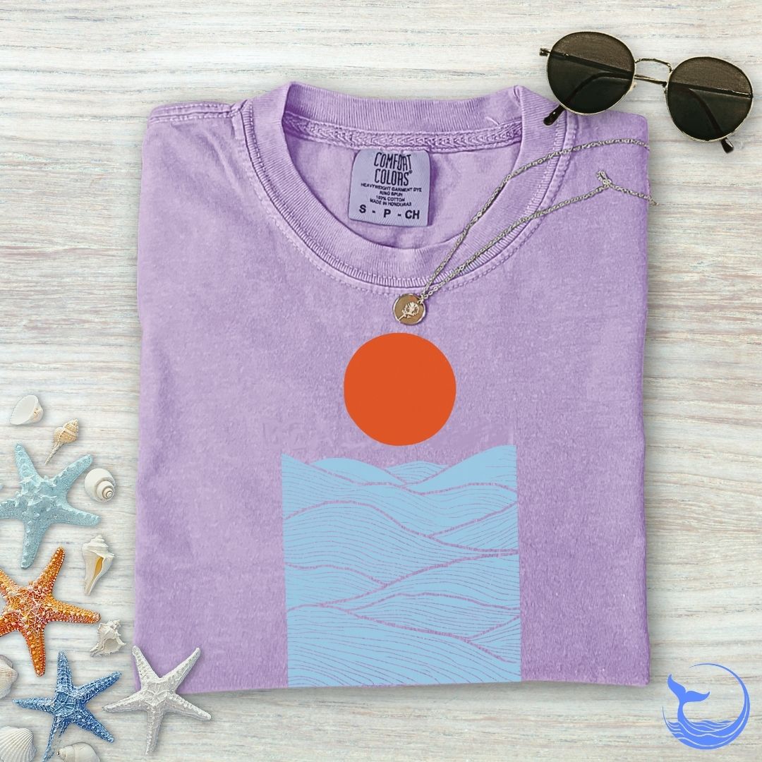 Red Sunset Comfort Colors T-Shirt