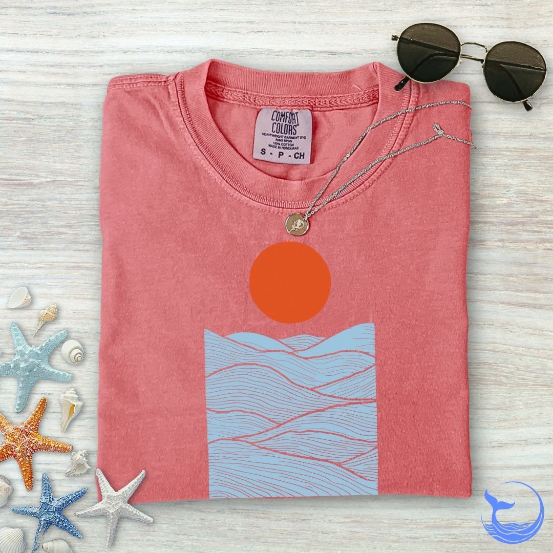 Red Sunset Comfort Colors T-Shirt