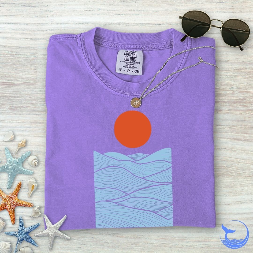 Red Sunset Comfort Colors T-Shirt