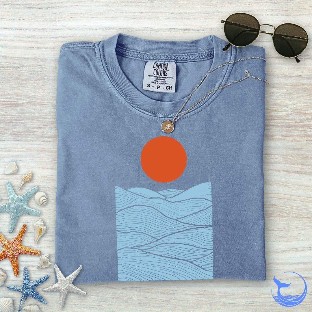 Red Sunset Comfort Colors T-Shirt