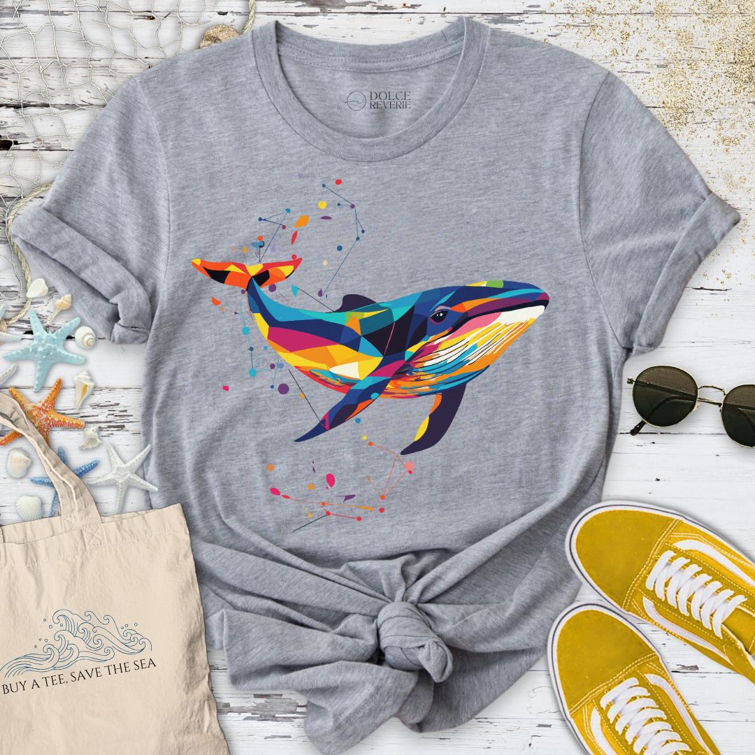 Geometric Whale T-Shirt